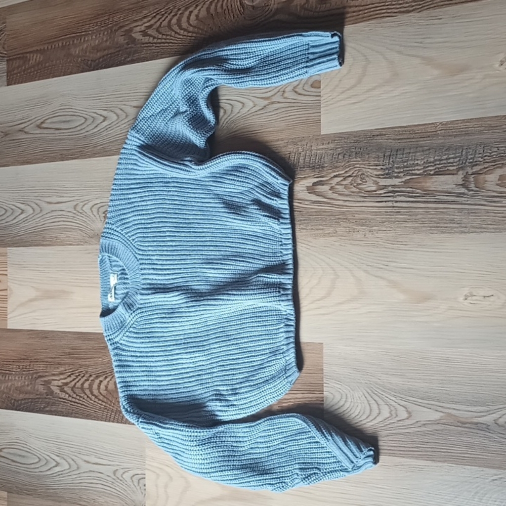 Elodie Size Large Slate Blue Sweater